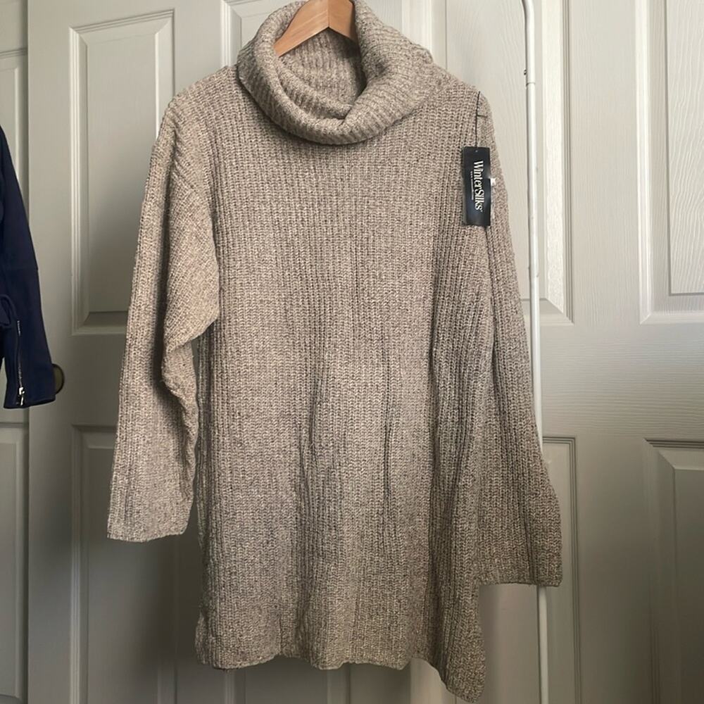 Vintage Deadstock Winter Silks Turtleneck Sweater XL